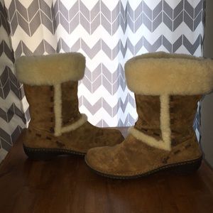 Ugg Boots - Brown & Cream - Brand New, Never Worn